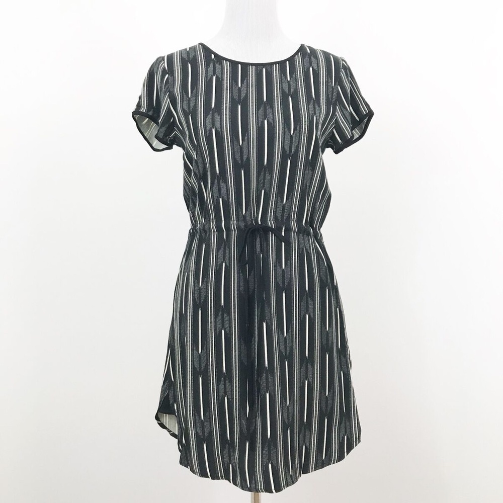 Black Swan Casual Drawstring Waist Dress